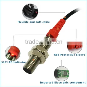 M8 Short Body 12-24vdc PNP Proximity Sensor for Sales thumbnail-3