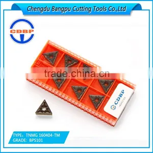 Carbide Turning Insert TNMG160404-TM BPS101 for Steel Finshing thumbnail-1