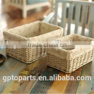Wholesale New Desigh Wicker Baskets for Wedding Home Decoration Willow Basket thumbnail-1