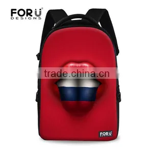National Flag Red Lip Sexy Laptop Bags,Fashionable Laptop Bags,Backpack Laptop Bag thumbnail-6