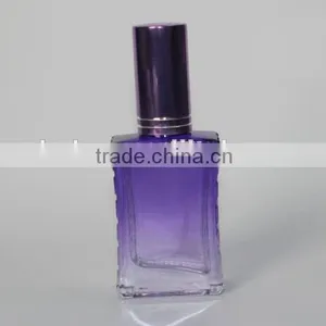 Colorful 30ml Round Flat Rectangle Glass Spray Perfume Bottle thumbnail-1