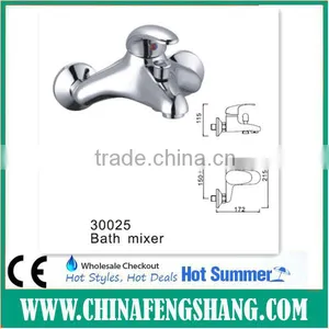 Bathroom Bath and Shower Mixer Faucet With Divertor thumbnail-1