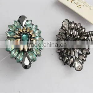 Nice Design Crystal Rhinestone Rings Wholesale, Stretch Rings With Fashion Stretch thumbnail-3