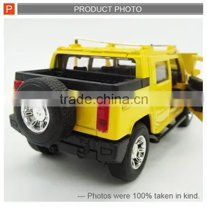 Pull Back Metal Toy Diecast Jeep Car With Light thumbnail-3