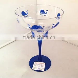 Ocean Series Margaret Glass With Blue Whale Decal Decoration thumbnail-1