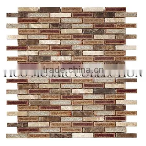 Fico ,GALOS3331Z, Black Gold Marble Mosaic Tiles for Bathrooms thumbnail-1