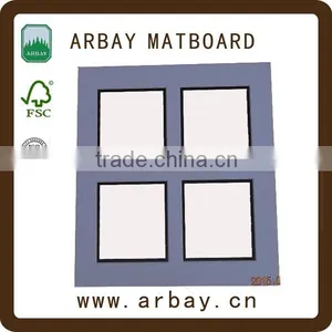 Wholesale 45 Degree Beveled Cut Die Black Mats Matt Matted for Photo Frame Deco thumbnail-4