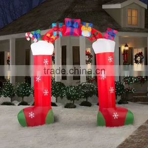Christmas Decorative Lighting Inflatable Stocking Archway thumbnail-1