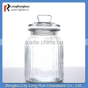 LongRun Wholesale Crystal Food Use Storage Glass Jar thumbnail-1