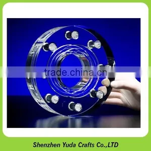 Colored CNC Milling Acrylic Cube Blocks Customized Rounting Small Clear Acrylic Manifold thumbnail-4