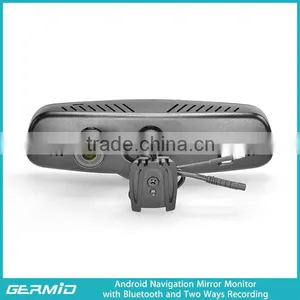 Android Car Rearview Mirror GPS Navigators,bluetooth,dvr Recording thumbnail-3
