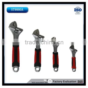 6" 8" 10" 12" Comfortable Handle Adjustable Wrench thumbnail-1