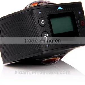 Dual Lens 1080p Full Shot 360 Degree Sports Camera thumbnail-1