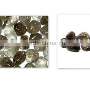 Smoky Quartz Tumbled Pebbles Stone thumbnail-1