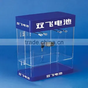 Custom Acrylic Organic Glass Battery Display Cabinet thumbnail-1