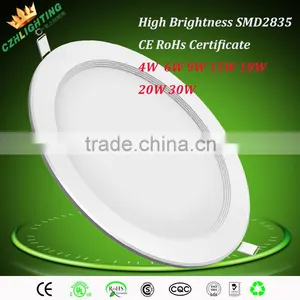 2015 New High Brightness 100~240v 9w Led Round Panel Light,ultra-slim100~240v 9w Led thumbnail-1