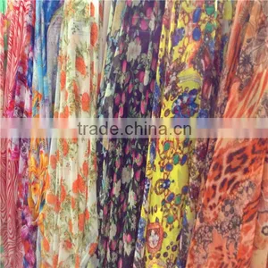 2014 NEW Shaoxing 100% Polyester Chiffon Printed Fabric For Summer Clouth thumbnail-3
