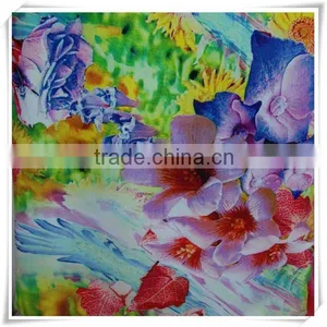 China Supplier 100% Rayon Fabrics Flowers Dress Digital Printing thumbnail-1