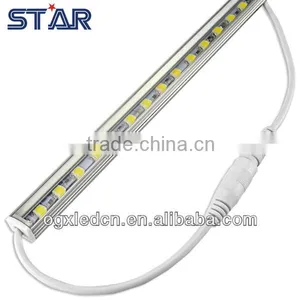 Aluminum LED Leisten Strip DC12V 14.4W/M Transparent Cover White thumbnail-5