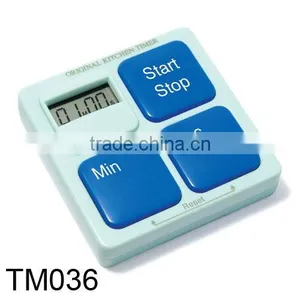 Square Button Timer, Mini Size Timers TM036-0 thumbnail-1