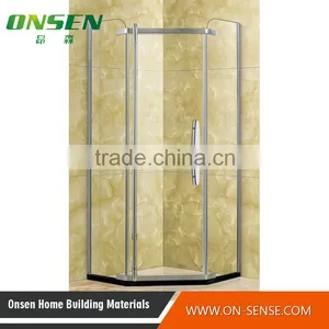 Modern Bathrooms Shower Cabin Hot Stainless Steel Shower Room With Tempered Glass thumbnail-5