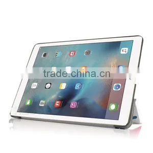 Slim Lightweight PU Leather Smart-shell Folio Stand Case Shockproof Full-body Protective Cover With Auto Wake & Sleep for IPad thumbnail-5