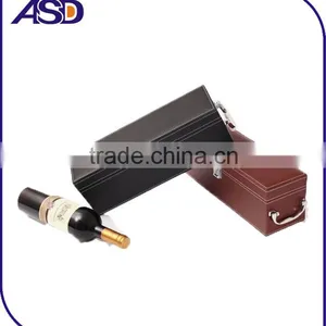 Custom Logo Print High Quality Leather Wine Box Gift Boxes Small Lot is ok thumbnail-1