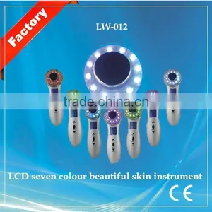 LCD Skin Care Color Photon Ultrasonic Beauty Machine (LW-012) thumbnail-1