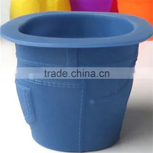 4 PCS Jeans Style High Temperature Resistant Custom-Made Silicone Cake Mold thumbnail-6