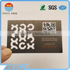 Engraved Stainless Steel Metal Card With QR Code thumbnail-4