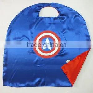 Printed Party Superhero Cape and Mask Dress up Set thumbnail-1
