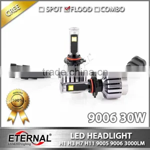 High Power H1 H3 H4 H7 H11 9005 9006 Led Led Headlight Car Automotive Powersports Truck Off-road Vehicles Led Kit thumbnail-4