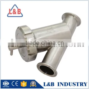 Y-type Clamped Stainless Steel Basket Strainer thumbnail-1