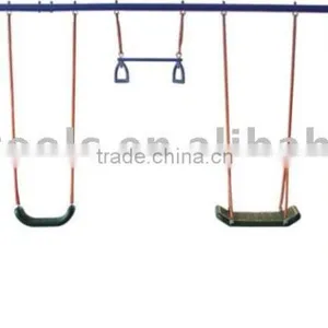 Fantastic Playground Metal Swing Set Chair, Swing With Slide Set, Outdoor Swing Set thumbnail-1