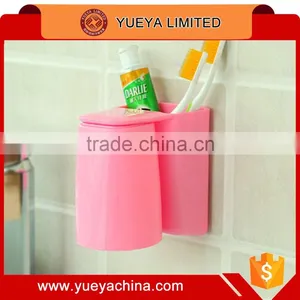 Magnetic Toothbrush Holder With Cup Set-pink thumbnail-1