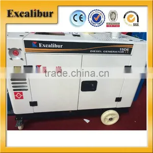 Water Cooled Diesel Generators S15DS 15KW Silent Generator for Home Use thumbnail-1
