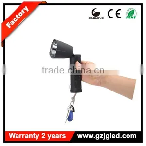 Strong Nylon Body Cree Rechargeable Industrial Led Torch Light With Tail Warning Lamp thumbnail-2
