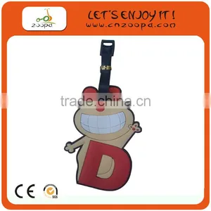 PVC Soft White Leather Luggage Tag thumbnail-1
