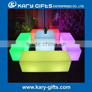 LED Bar Stools Plastic Light up Chair thumbnail-2