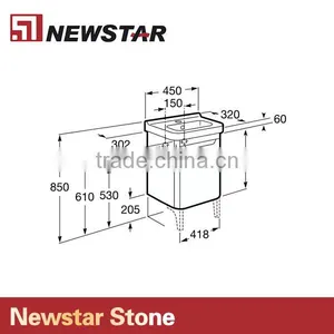 Custom Size Design Bathroom Base Cabinet thumbnail-3