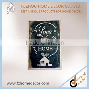Hot Sell Linen Printing Wooden Wall Plaque With Good Quanlity for Home Use thumbnail-1