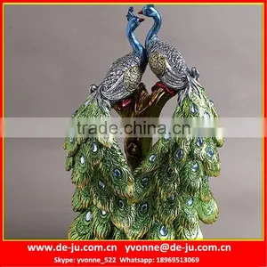 Wedding Gift Peacock Resin Decoration thumbnail-1
