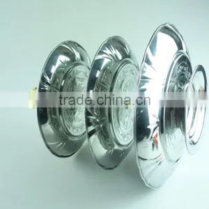Stainless Steel Metal Flower Plate Salver Metal Decoration With 3 Layer thumbnail-1