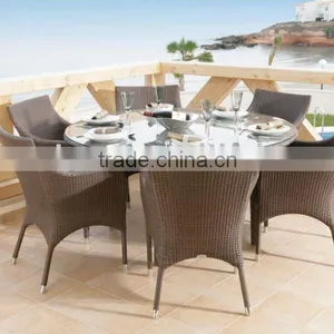 Patio Garden Furniture Coffee Shop Table and Chair thumbnail-2