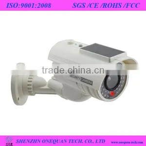 ABS Waterproof Dummy Fake Mini Wireless Bullet Camera w/ Blinking Red LED Light for Indoor or Outdoor Use thumbnail-1