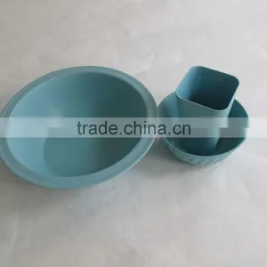 High Standard Hot Selling Biodegradable Bamboo Fiber Dinnerware Sets thumbnail-1