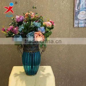 Glass Vase/cut Flower in Different Container/Contracted Home Decorations/The Sitting Room Handicraft Furn thumbnail-1