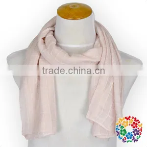 Wholesale New Style Pashmina Cashmere Soft Cotton Hot Pink Scarf Pashmina thumbnail-3