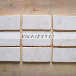 China Beige Limestone Tile Light Beige Marble Tile Cream Limestone Tile thumbnail-1