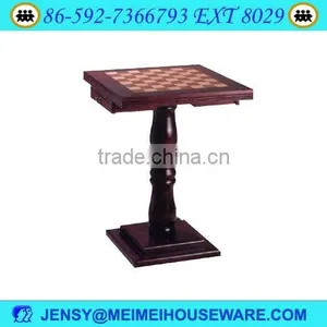 Charming Design Square Wooden Chess Table thumbnail-1